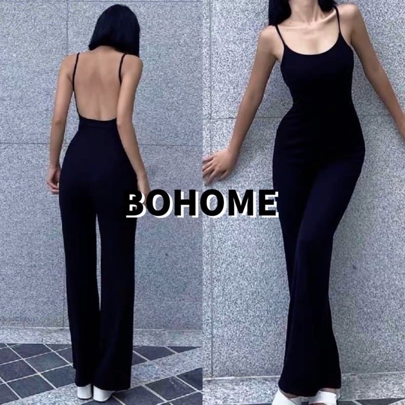 Bộ liền thân dáng loe hở lưng có mút bigsize- Bohome