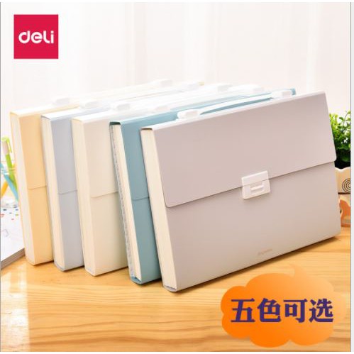 Cặp đựng hồ sơ 13 ngăn cao cấp Deli