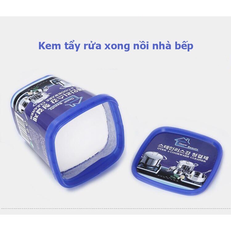 [SIÊU TẨY TRẮNG]Bột Tẩy Xoong Nồi Hàn Quốc đa năng làm trắng sáng xoong nồi chảo, sàn nhà tắm, nhà bếp tiện ích
