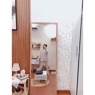 Gương soi toàn thân giả gỗ 157x47cm