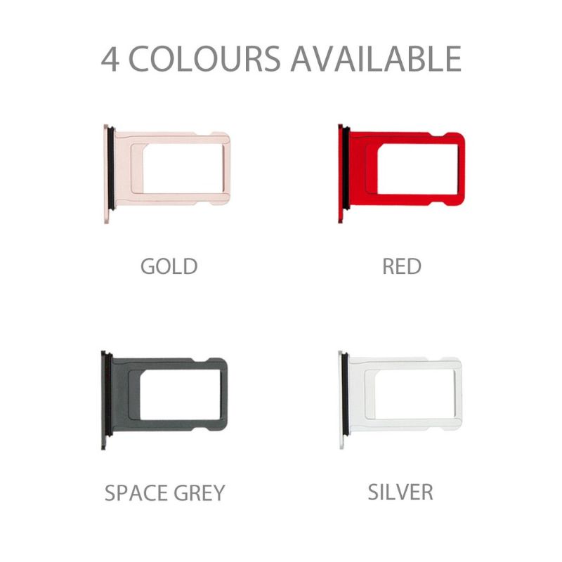 Khay sim ip 8/ 8plus đủ bộ nút gạt rung