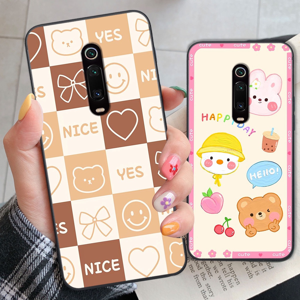 Ốp lưng Xiaomi REDMI K20 happy day, gấu bear dễ thương - BỀN - ĐẸP -BAO GIÁ TOÀN THỊ TRƯỜNG