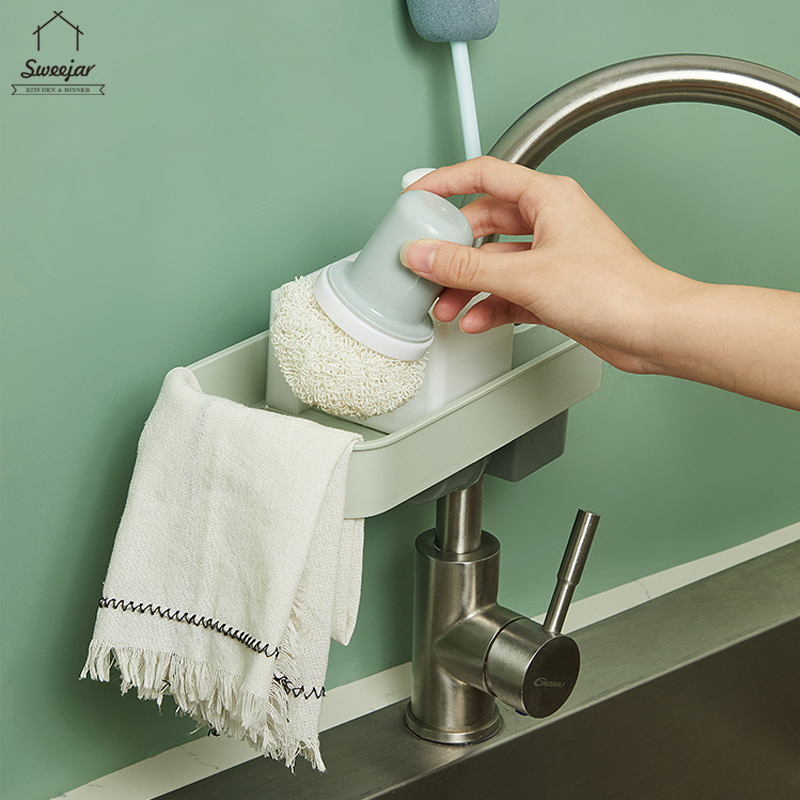 SWEEJAR Kệ để đồ nhà bếp  bằng nhựa ABS có thể điều chỉnh