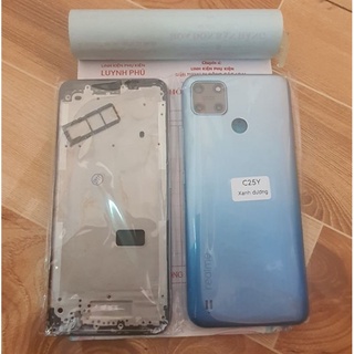 Vỏ realme C25Y có khay sim kính camera bao test