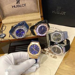 [Máy cơ -size 38mm] Đồng hồ Hublot nam nữ máy cơ size 38mm hàng siêu cấp - bảo hành 24 tháng - Tặng hộp