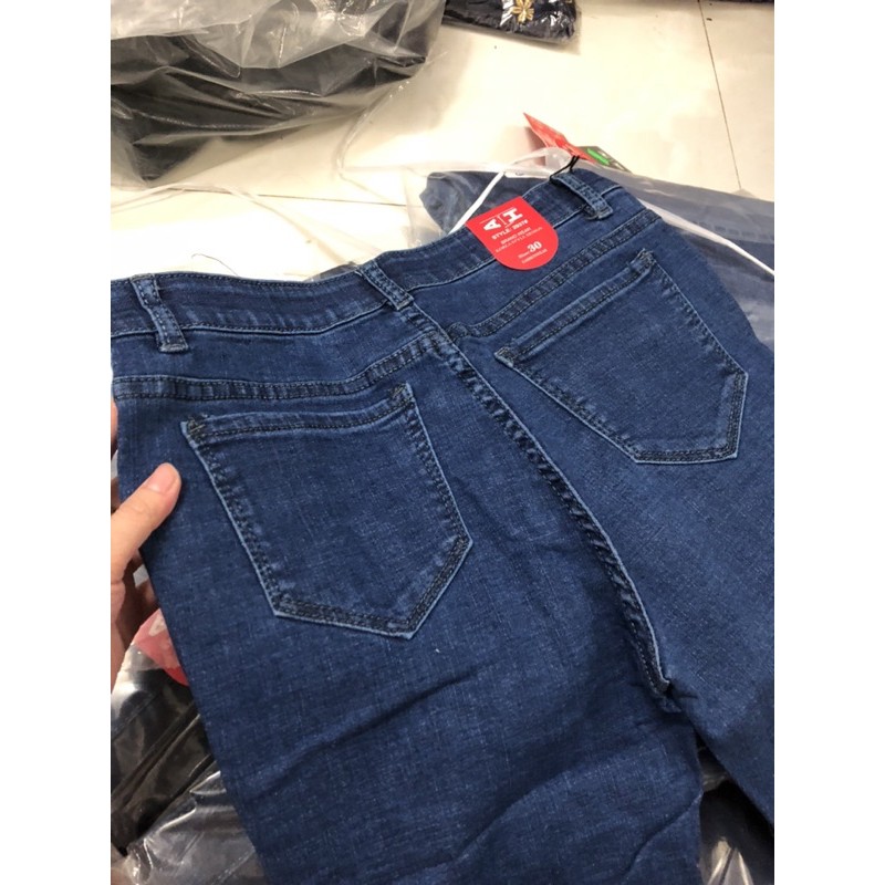 Quần jean 9 tấc siêu co giãn
