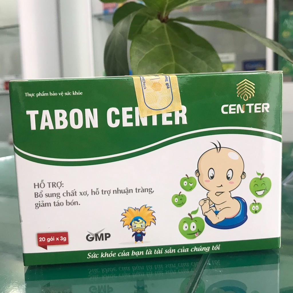 {Chính hãng} Tabon Center – Hỗ trợ điều trị táo bón cho bé, giúp nhuận tràng (Hộp 20 gói)