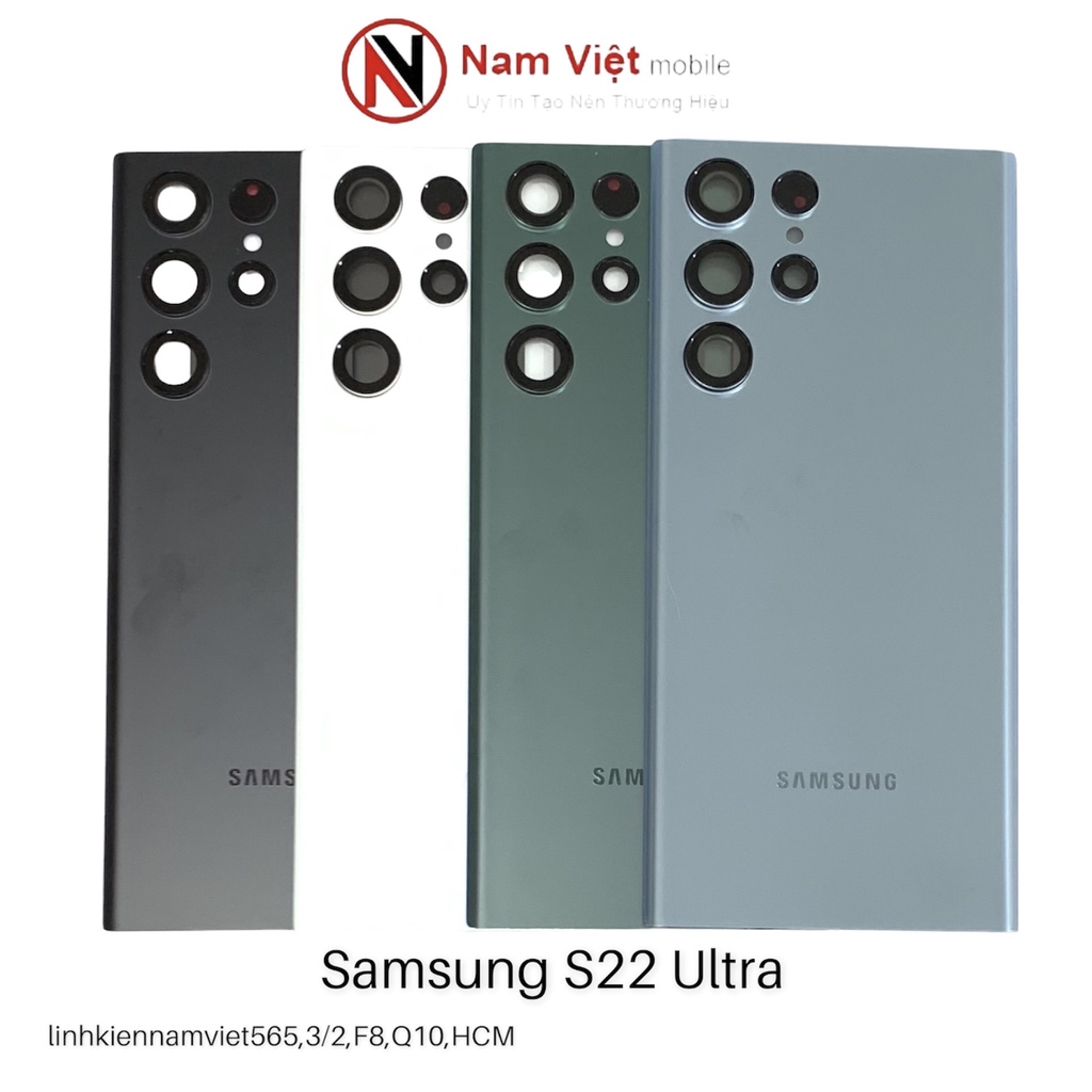 Nắp lưng liền kính camera SAMSUNG S22 Ultra