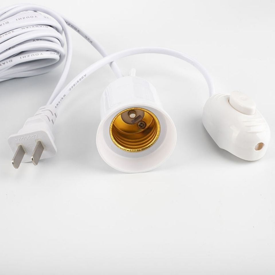 Đuôi Đèn Lõi Đồng Có Công Tắc + Liền Dây Dài 2.5m Hàng Xịn