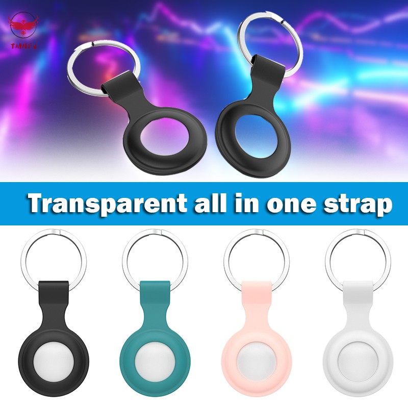 Silicone Protective Cover with Ring for Keychain Compatible with Air Tag Protective Case for Phone