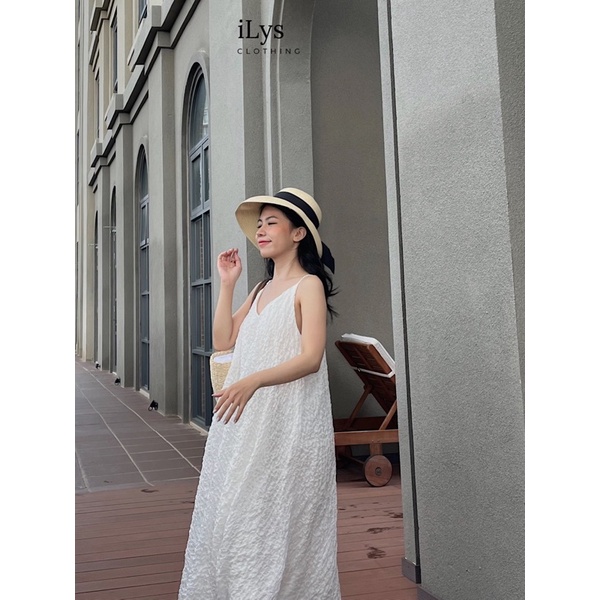 Đầm 2 dây phom suôn dài dễ mặc đi chơi đi biển (BASIC DRESS)