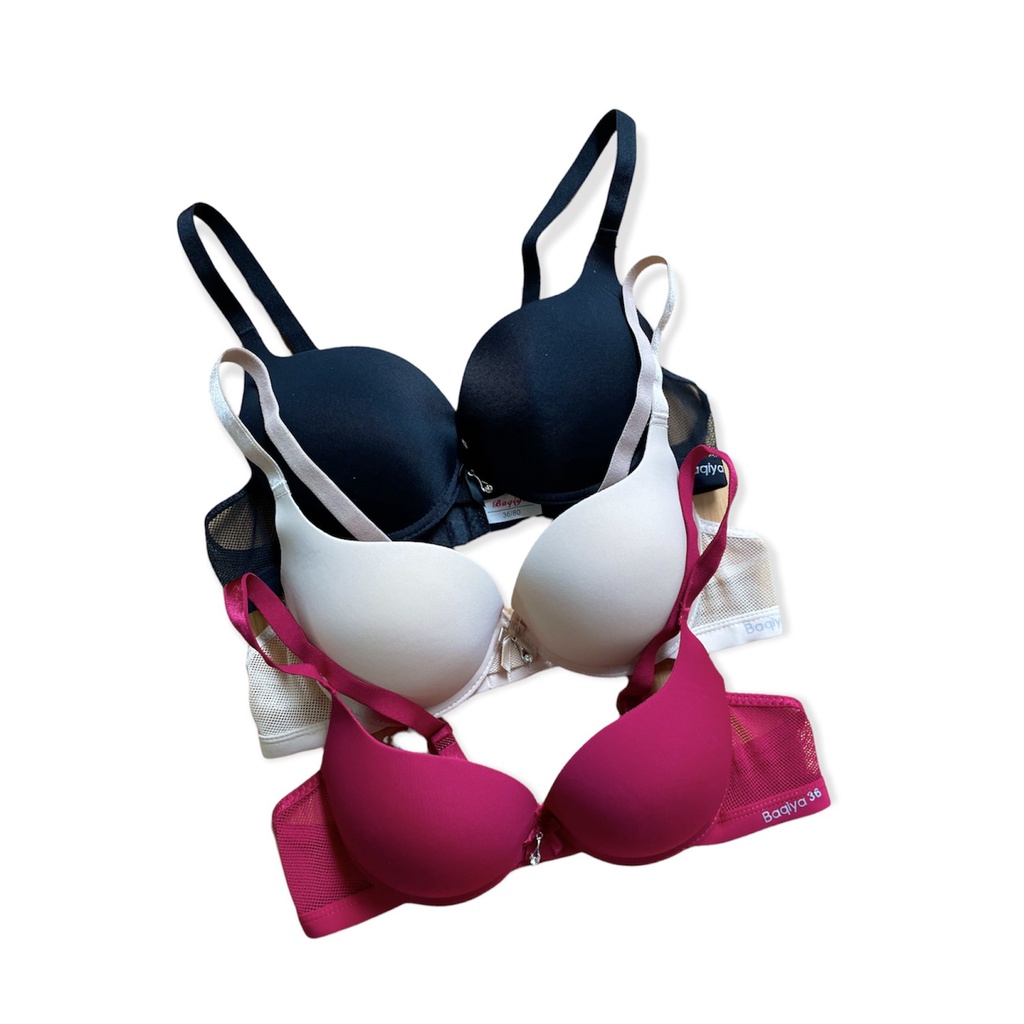 Áo Lót Nữ Có Gọng Nâng Ngực Tạo Khe Đệm Mút Dày Cao Cấp  Phối Ren Lưới 4 Nấc Cài PINK STORE K32