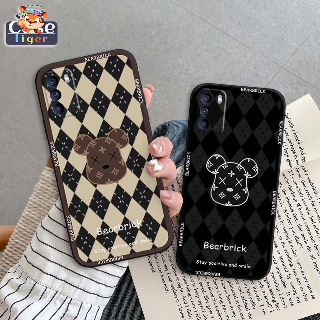 Ốp lưng bảo vệ camera Oppo Reno6 / Reno6 Z 5G / Reno 6 kaws elegant, robot be@r brick, ốp silicon dẻo