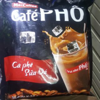 CÀ PHÊ SỮA HÒA TAN CAFE' PHỐ BỊCH 30GOI
