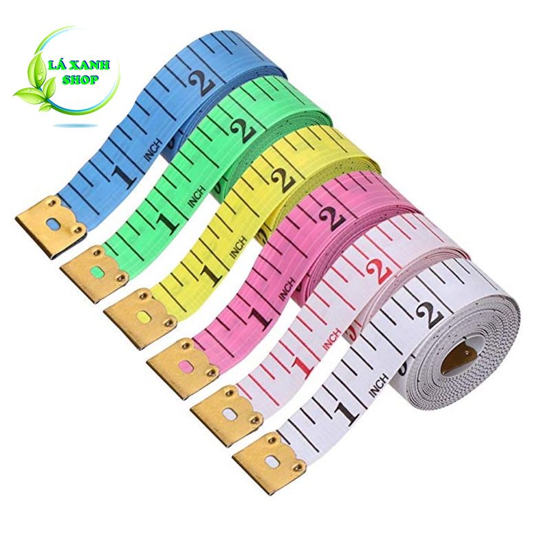 Thước Dây Mềm Đầu Thép H4 Đo Quần Áo May Đồ - Đo Eo 3 Vòng Kiểm Tra Sức Khỏe 1.5 Mét