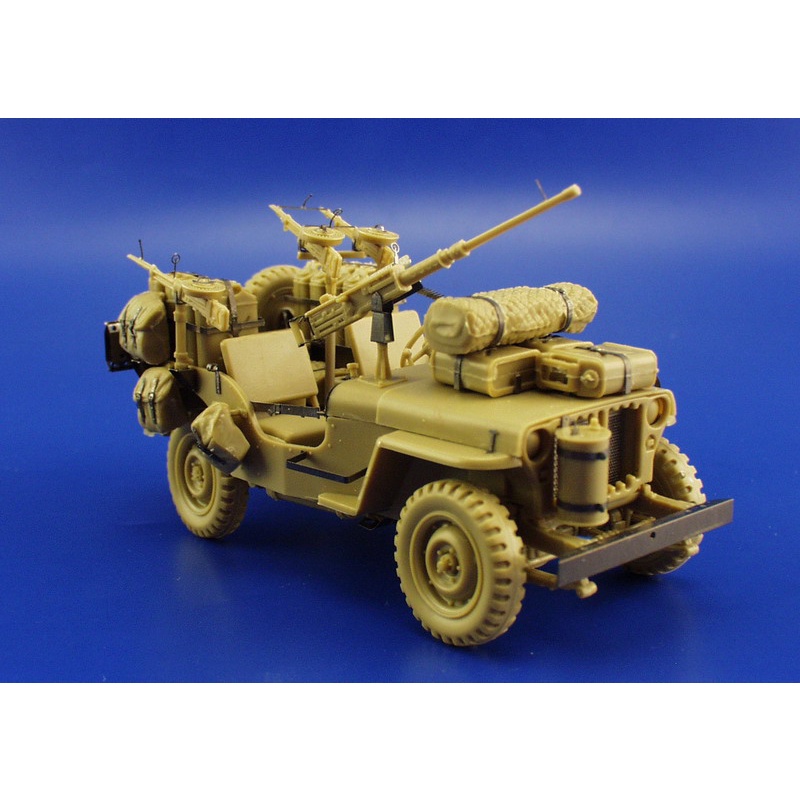 Mô hình lắp ráp quân sự Anh 1/35 SCALE British Special Air Service JEEP S.A.S 35033  - GDC