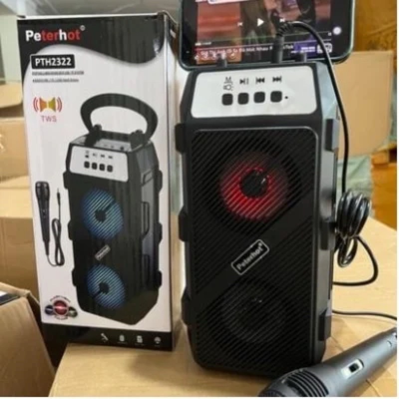 Loa 📣 hát mini bluetooth kèm mic 🎤 hát karaoke trên điện thoại