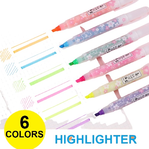 COMBO 2 Set 6 bút dạ quang Highlighter - Chenqi M-681