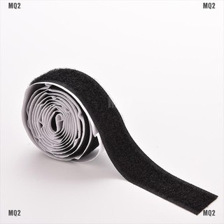 {MQ2}2 Rolls Strong Self Adhesive Velcro Hook Loop Tape Fastener Sticky 3ft New