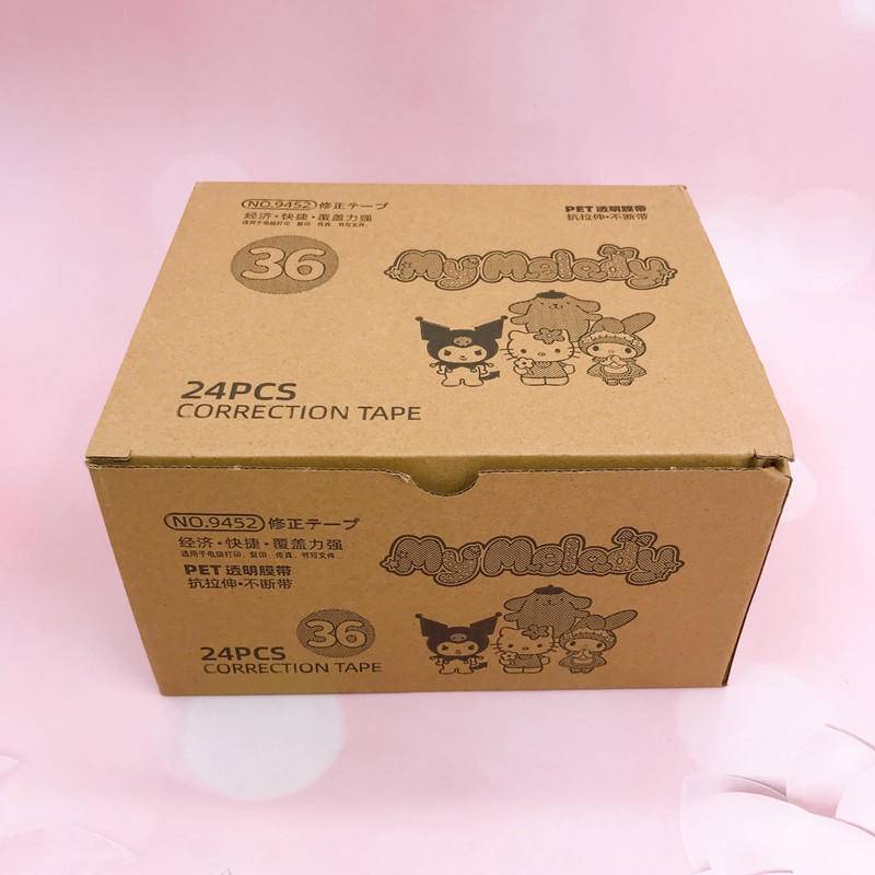 Sanrio Bút Xóa Dạng Băng Dính Họa Tiết Hoạt Hình My Melody kuromi Pom Pom Purin Dễ Thương Dùng Làm Quà Tặng Cho Học Sinh