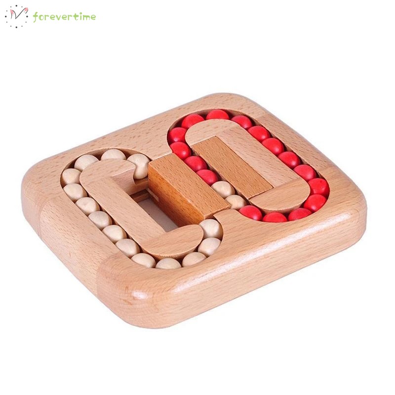 #New# Wood Puzzle Mazes Game Toy Rolling Ball Game Puzzle Toy for Kids Adults