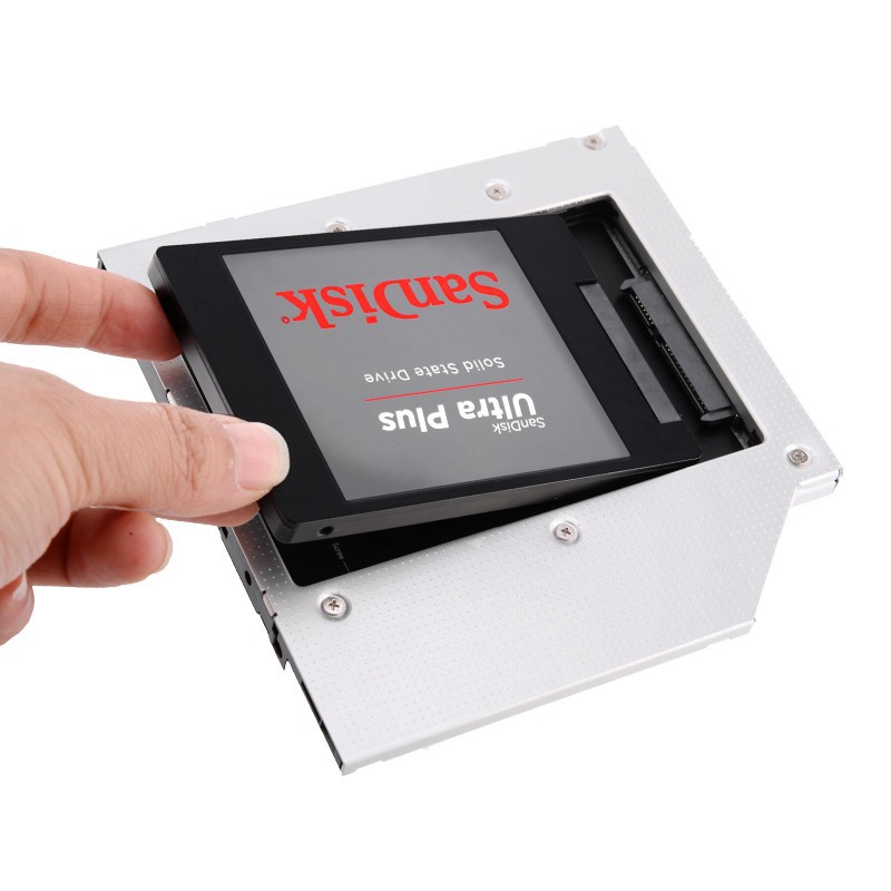 [Beman789]  Caddy Bay HDD SSD SATA 3 9.5mm/12.7mm-Khay ổ cứng thay thế ổ DVD-NEW | BigBuy360 - bigbuy360.vn
