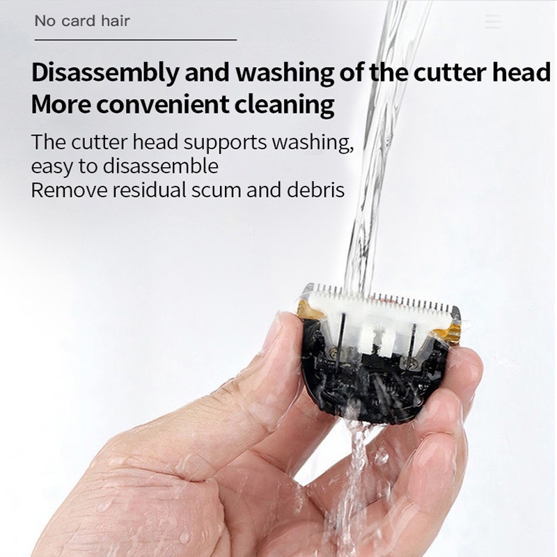 Bộ Máy cạo râu Cắt Tóc Lưỡi Sứ Ít Tiếng Ồn Tiện Dụng Cho Người Lớn Và Trẻ Em