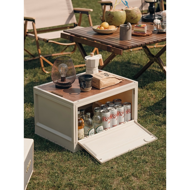 Thùng đựng đồ có thể xếp chồng có nắp đậy đa năng sắp xếp gọn gàng màu ngẫu nhiên