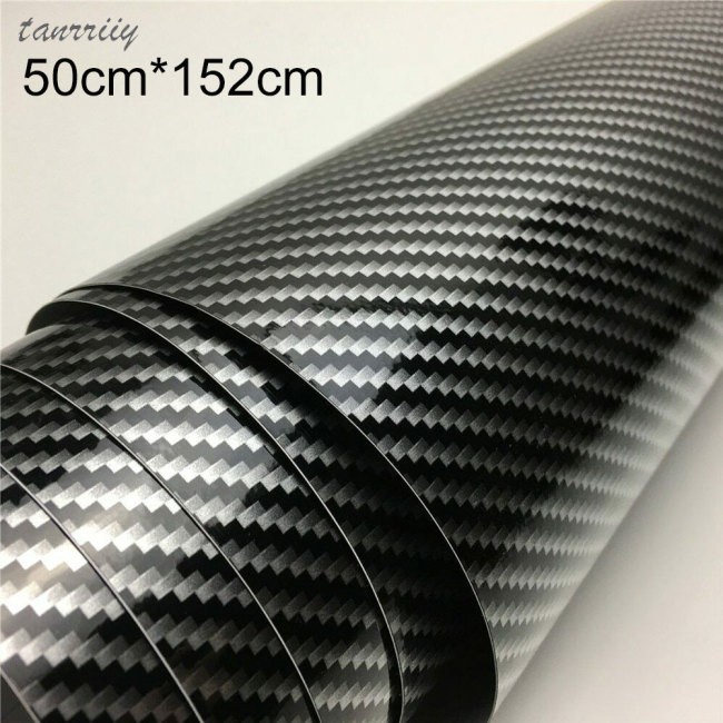 【Ready Stock】 2d Carbon Fiber Wrapping  Film Appearance Decoration Motorcycle Tablet Stickers Car Styling