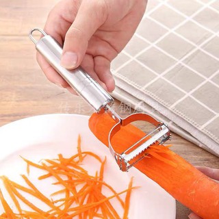 Dụng cụ nạo củ quả inox 2 lưỡi