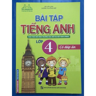 Sách - Bài tập tiếng anh lớp 4 (Có đáp án)