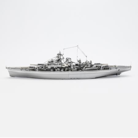 Mô hình 3D Piececool mô phỏng tàu chiến Bismarck, phiên bản kim loại cực đẹp