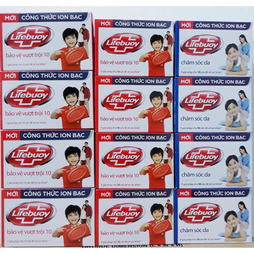 Xà Bông Cục Lifebuoy Bánh 90g -125g