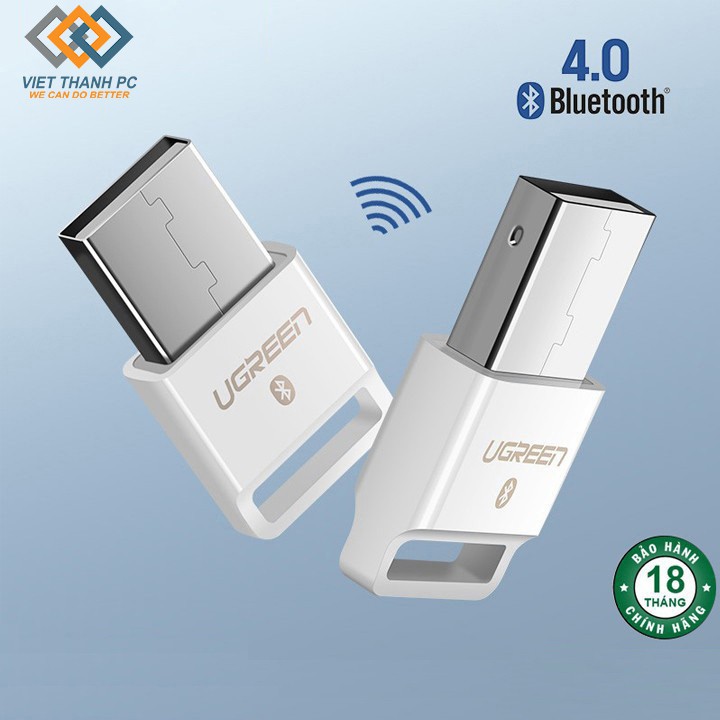 Usb Bluetooth 4.0 Chính Hãng Ugreen US192-30443-30524 - Chuyên Dùng Để Kết Nối Máy Tính Với Phím,Chuột, Tai nghe, Loa...