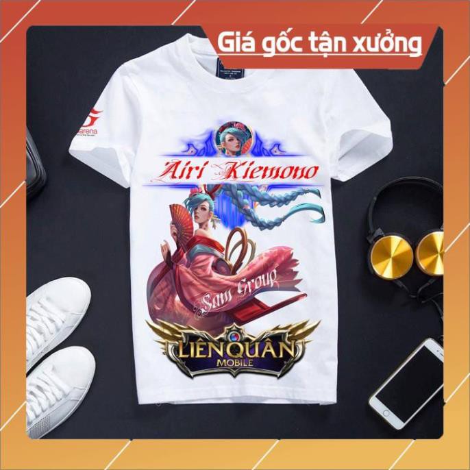 HOT -  Áo Liên Quân Mobile Cổ Tròn - Airi Kiemono  - chất đẹp