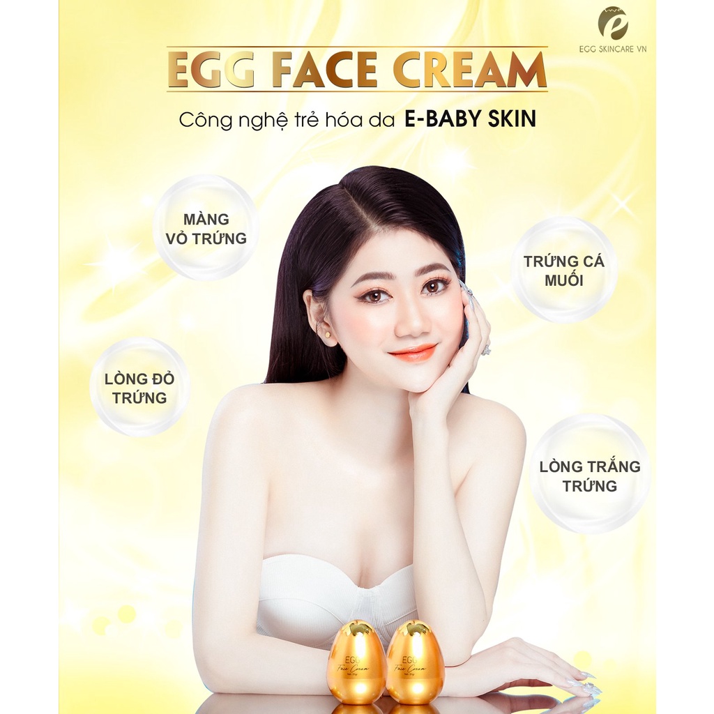[Tặng 5 Mặt Nạ Trắng Da] Kem Face Trứng Vàng Queenie Skin