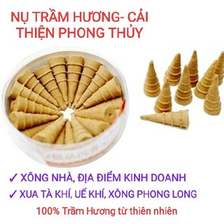 Nhang Nụ trầm hương xứ Huế loại to- Phong thủy Xua Uế khí- Tà khí phong long- Mang tài lộc cho gia chủ kinh doanh