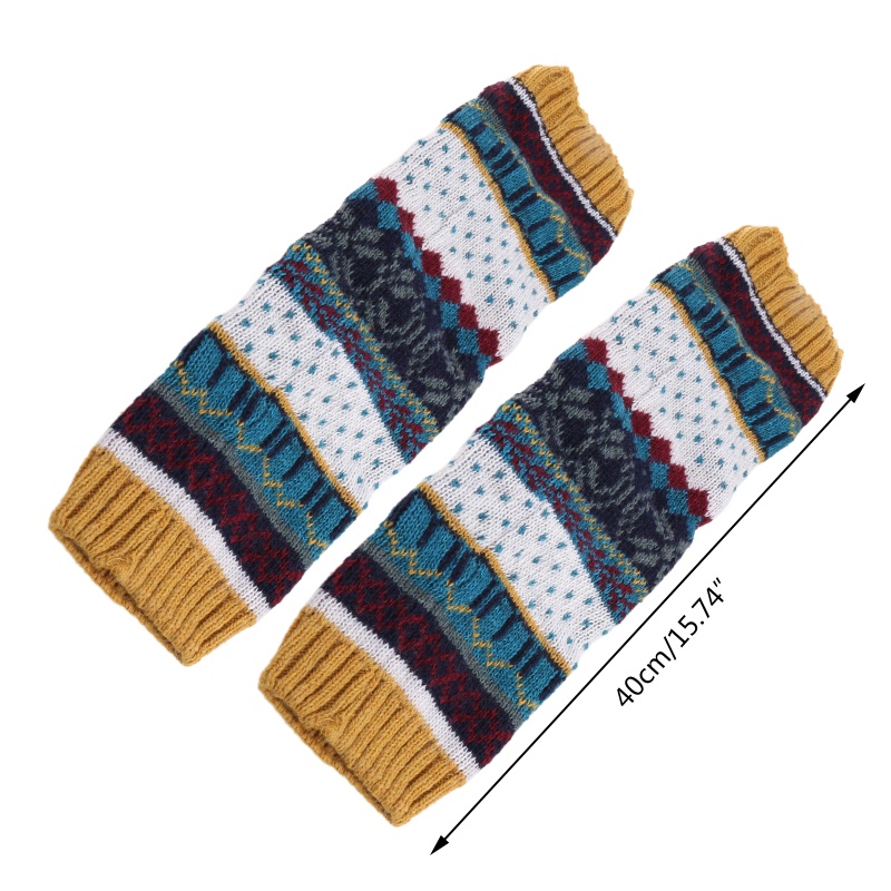 Youyo Vớ Ống Chân Dệt Kim Giữ Ấm Mùa Đông Thời Trang Cho Nữ