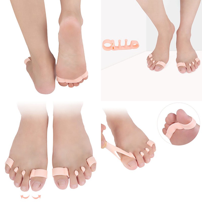 Set 2 Đai Silicon Đeo Chỉnh Hình Ngón Chân Cái Tiện Dụng
