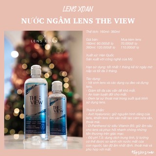 NƯỚC NGÂM LENS THE VIEW