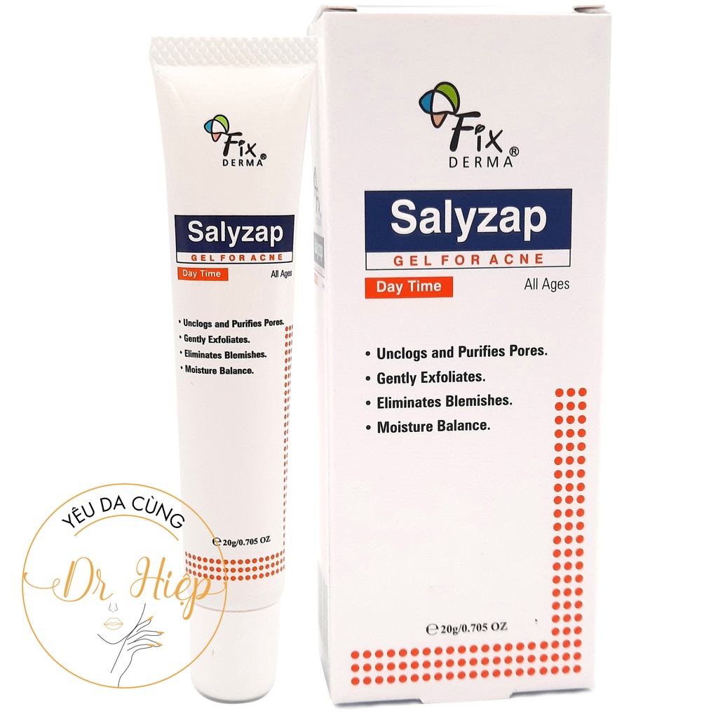 Gel Thoa Mụn Fixderma Salyzap Gel For Acne  tube 20g
