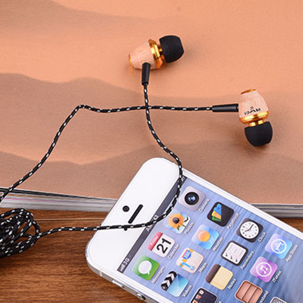Tai Nghe Nhét Tai Awei Es-Q5 Dây Gỗ Cổng 3.5mm Cho Điện Thoại / Máy Tính | BigBuy360 - bigbuy360.vn