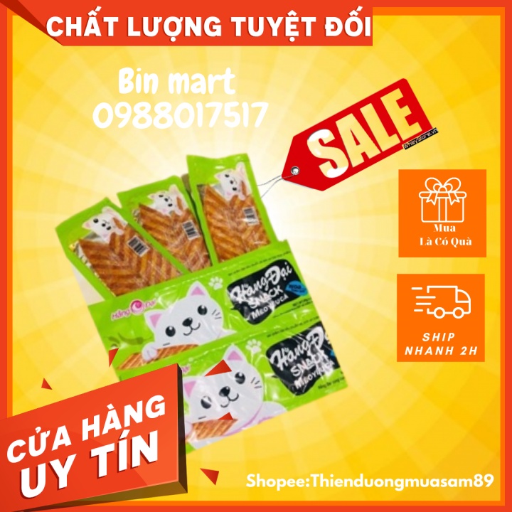 Combo 2 gói Snack Hằng Đại Mèo Yêu Cá thơm ngon