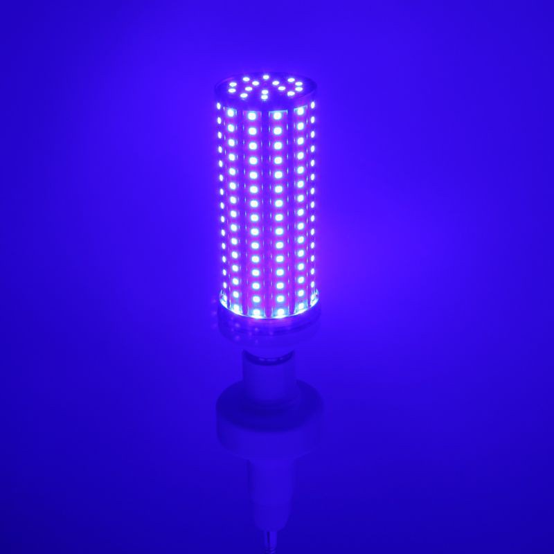 SPMH UV Germicidal Lamp Sanitizer Light, Updated 60W/220V LED UVC Light Bulb E26/E27, CR90+ UV Light Sterilizer Suitable for Home, Restaurant, Office, School - with Remote Control &amp; Lamp