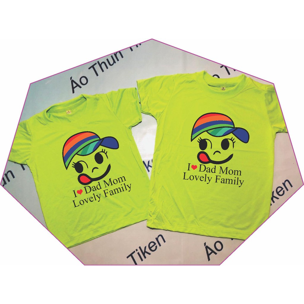 ÁO THUN ĐI BIỂN IN ẢNH FAMILY MẶC CƯỜI ĐỦ MÀU ĐỦ SIZE
