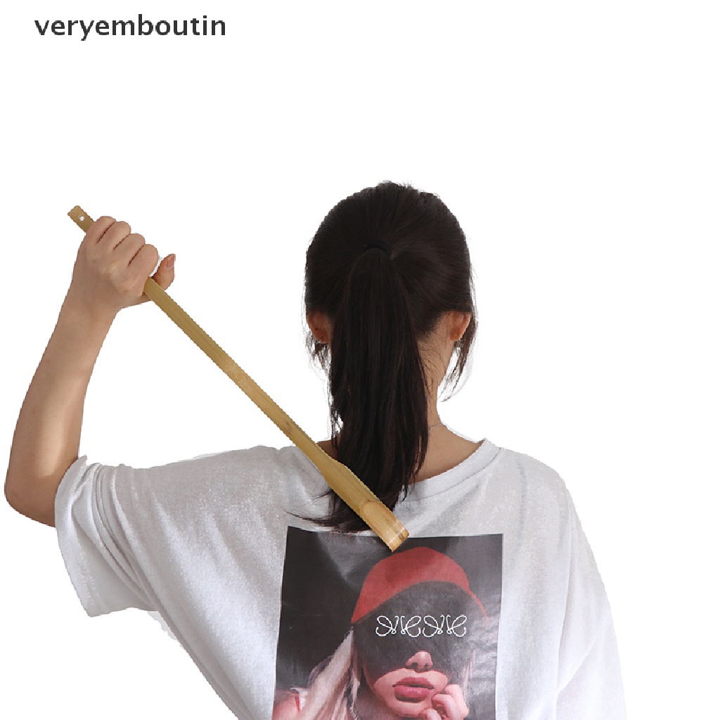 [Hàng mới về] Cây gãi lưng làm từ tre tiện lợi dài 46cm