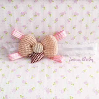Băng đô nơ sơ sinh handmade