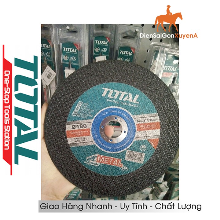 Đĩa cắt kim loại cắt sắt 180mm 7inch TOTAL TAC2211803SA - Điện Sài Gòn Xuyên Á