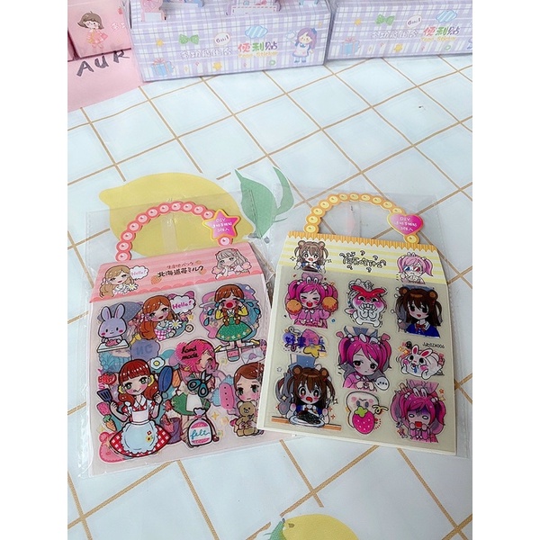 Sticker túi 3 tấm