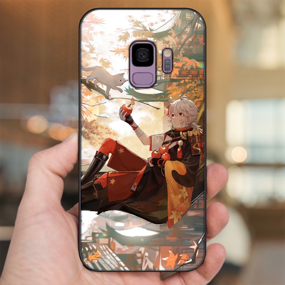 Ốp lưng Samsung S9 viền đen in hình Kazuha Genshin Impact
